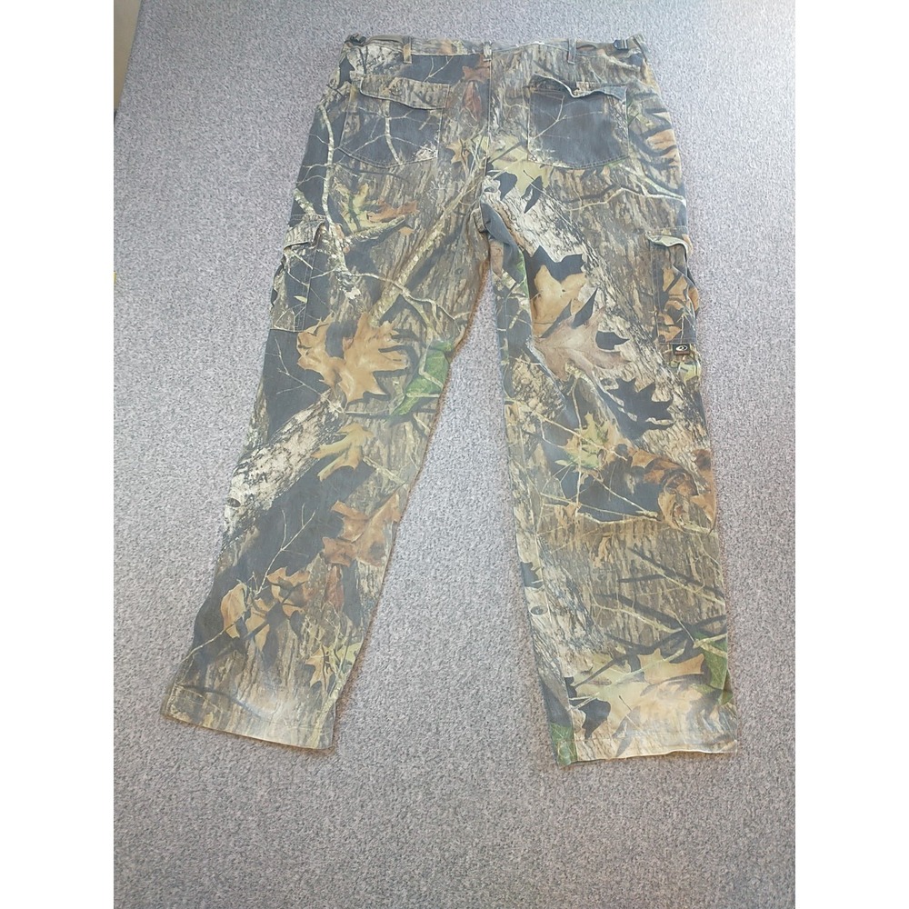 Mossy Oak Apparel Explorer Midweight Camo Cargo Pants Mens XL Break-Up Hunting - Picture 13 of 16